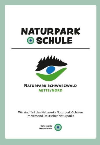 Plakette Naturpark-Schule