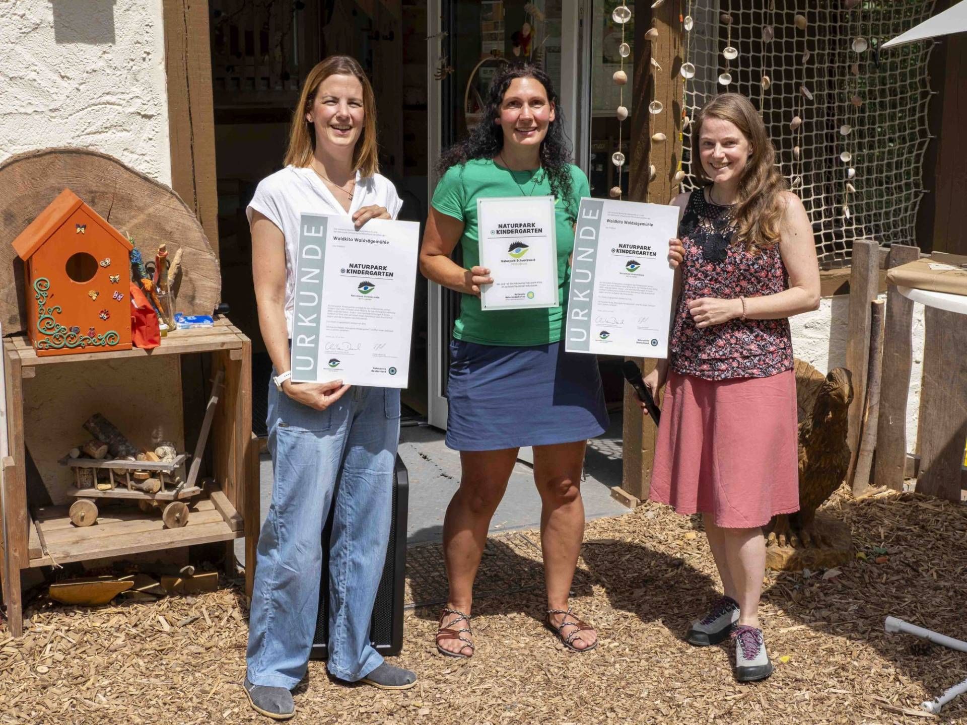 Evangelischen Waldkindergarten „Waldsägemühle“ in Glatten im Landkreis Freudenstadt (Juli 2025), Foto: Michael Keppler