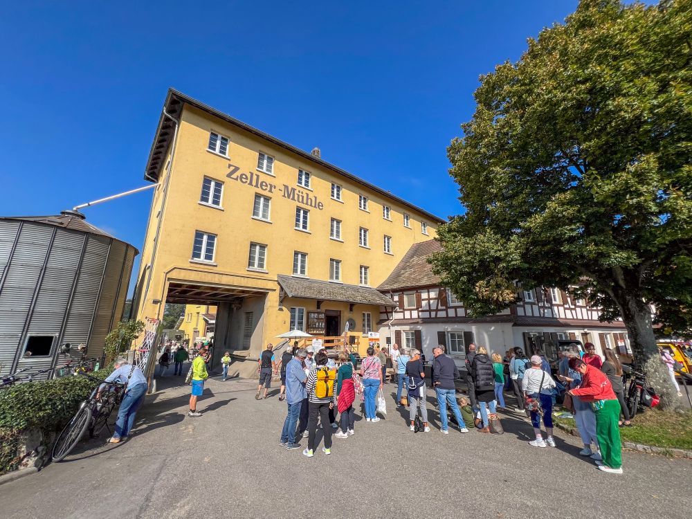 Gebäude der Zeller Mühle von außen